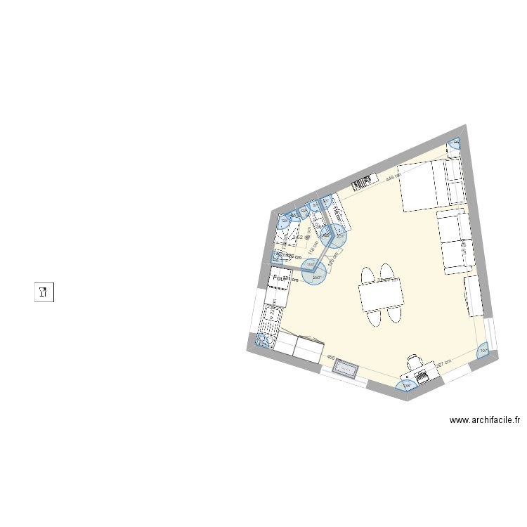 gite. Plan de 0 pièce et 0 m2