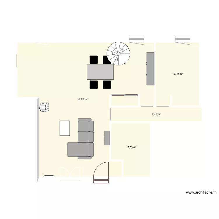 maison3. Plan de 4 Pièces et 72 m² maison3. Plan de 4 Pièces et 72 m²