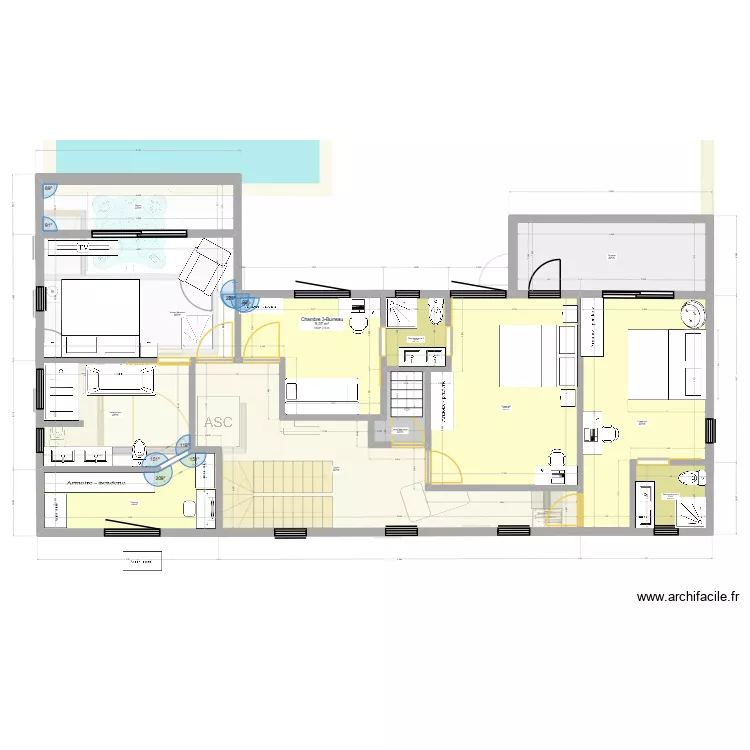 La bien Batie 4.1 3D. Plan de 20  et 329 m²