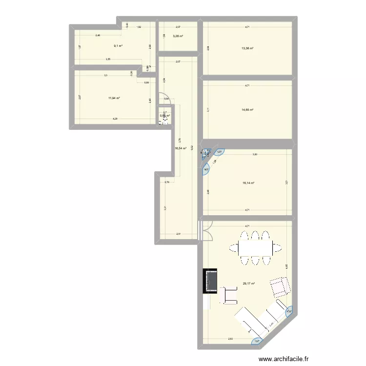 maison faraday. Plan de 10 pièces et 115 m² maison faraday. Plan de 10 pièces et 115 m²