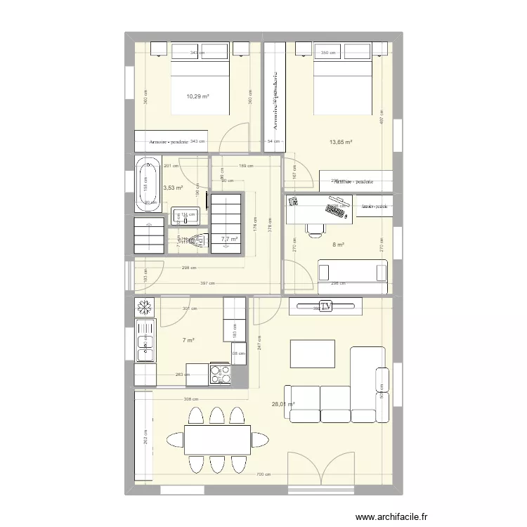 Maison Sainte-Croix-en-Plaine. Plan de 