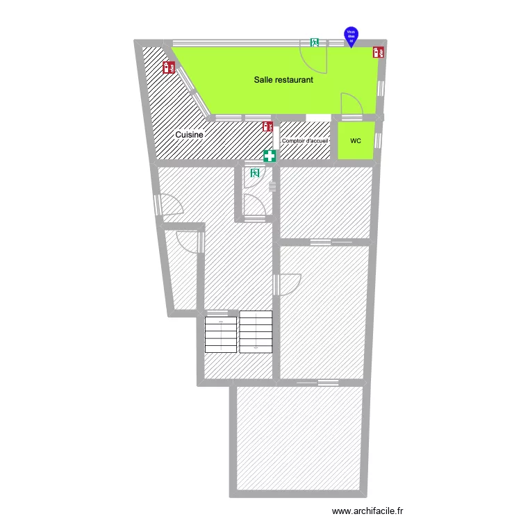 LO SPUNTINO 2 pour partage. Plan de 10 Pièces et 103 m²