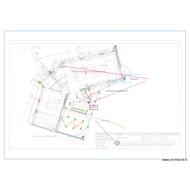 elec agrandissement ext facade 0224 def v4. Plan de 0 pièce et 0 m2