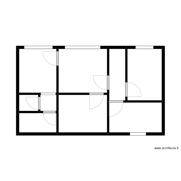 NAYO RDC. Plan de 9 pièces et 36 m2