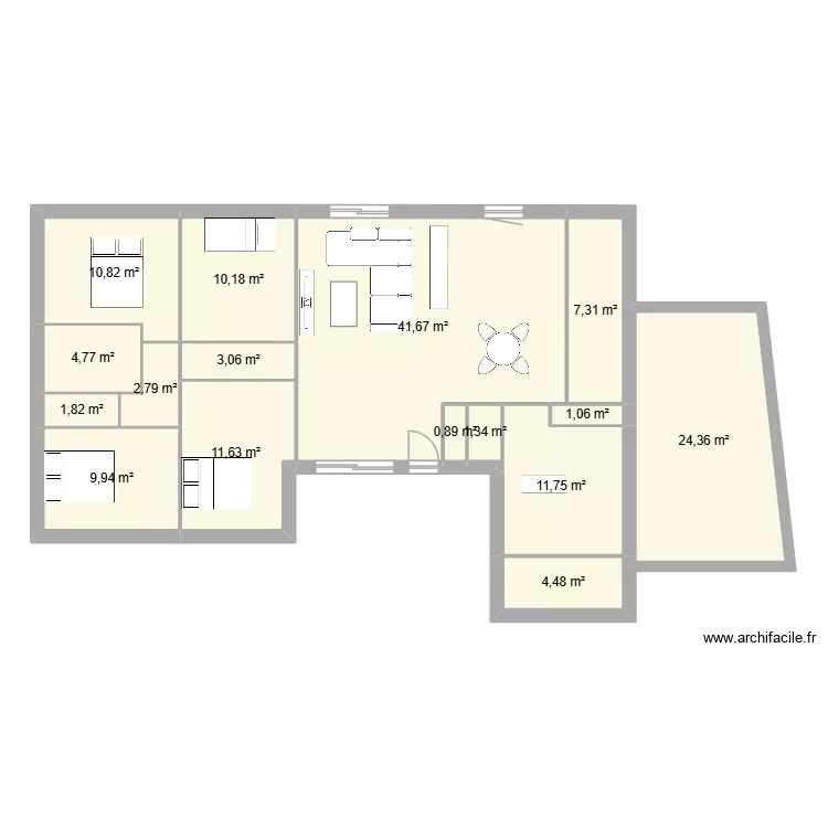 PLAN MAISON ST PERAY. Plan de 16  et 148 m²