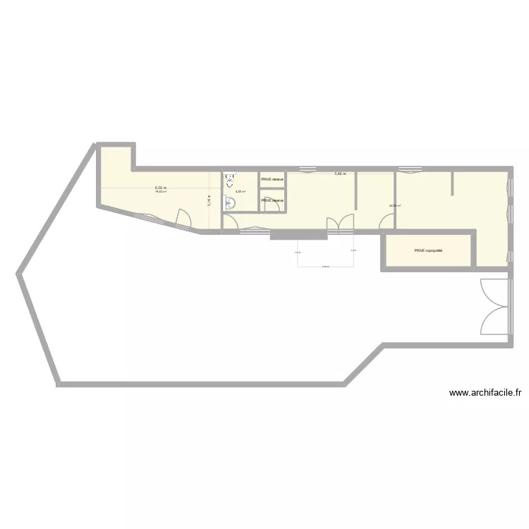 MONNEVILLE AMENAGER 2. Plan de 6 et 79 m² MONNEVILLE AMENAGER 2. Plan de 6 et 79 m²