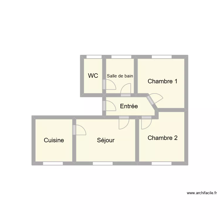 2512 BAEUR R+2 G. Plan de 7 pièces et 10 m²