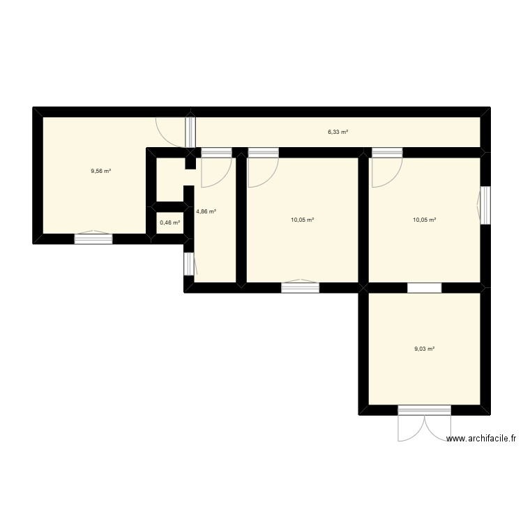 5ch gayet etage. Plan de 0 pièce et 0 m2