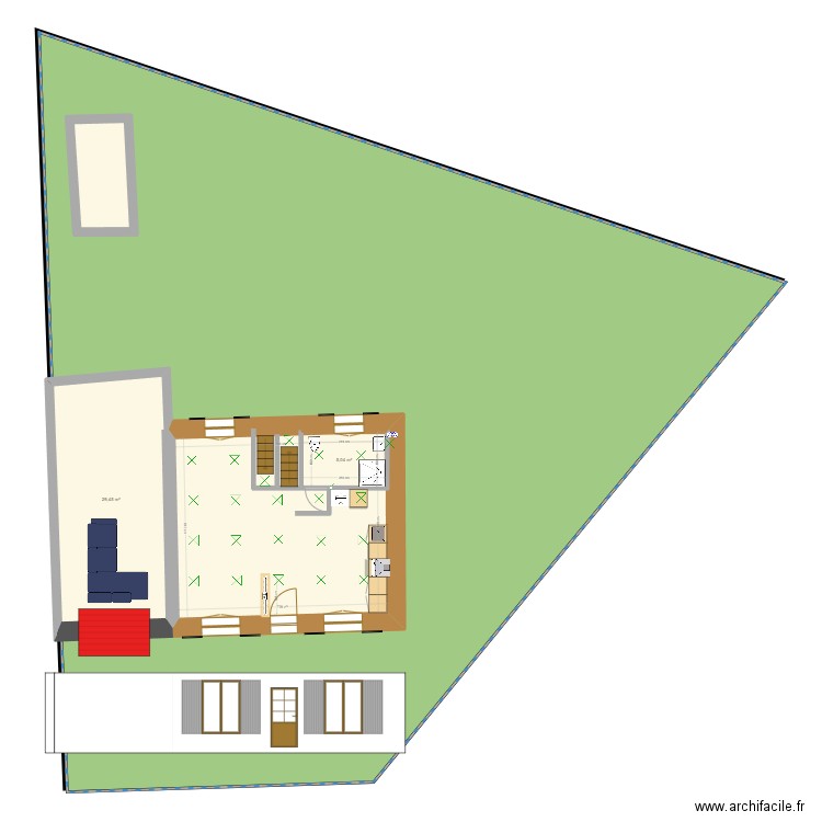 salle de bain mallet. Plan de 0 pièce et 0 m2