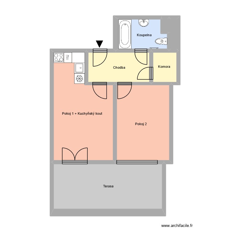 čs. exilu 533, byt 22. Plan de 0 pièce et 0 m2