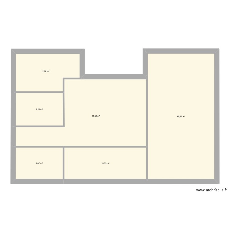 Idée 3. Plan de 6 pièces et 134 m2