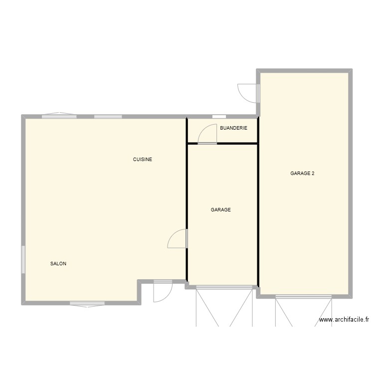 GILLMETH ESCHAU. Plan de 4 pièces et 109 m2