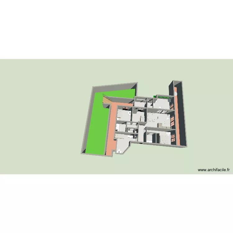 Brancolar V2. Plan de 21  et 245 m²