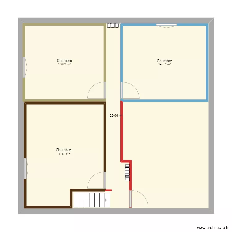 ETAGE ARSAGUE. Plan de 