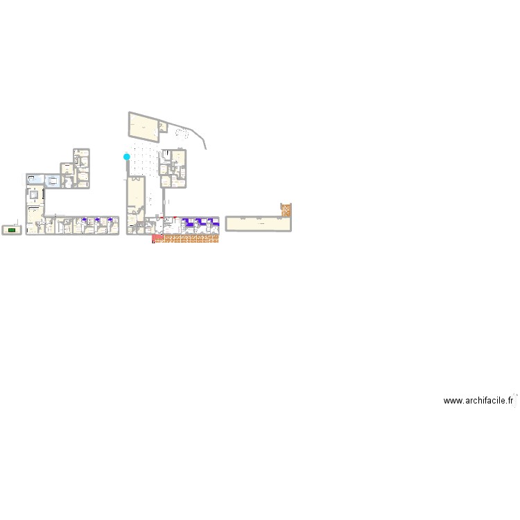 Cécile et Nicolas 26. Plan de 60 pièces et 905 m2