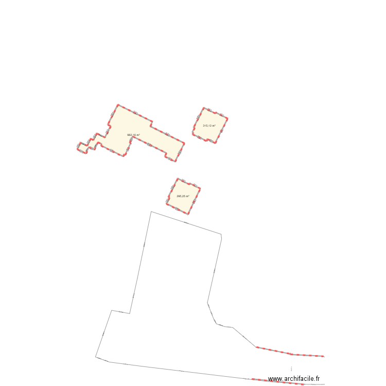 CAPRI. Plan de 3 pièces et 1593 m2