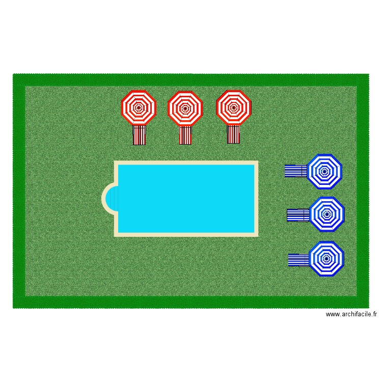 PISCINE. Plan de 0 pièce et 0 m2