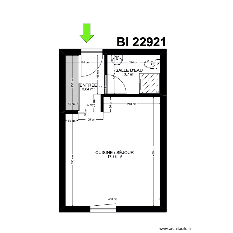 BI 22921. Plan de 