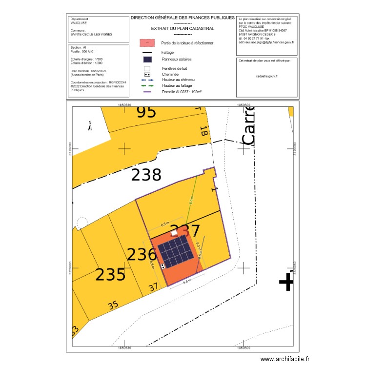 dp02 GIGONDAN. Plan de 0 pièce et 0 m2
