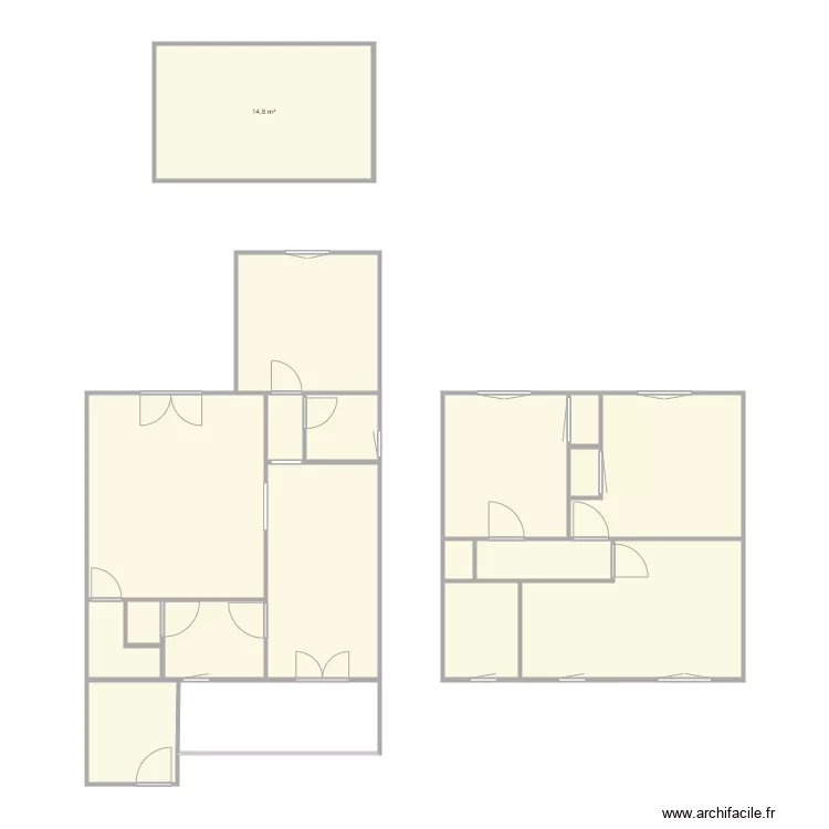 RABAUD. Plan de 18 et 119 m² RABAUD. Plan de 18 et 119 m²