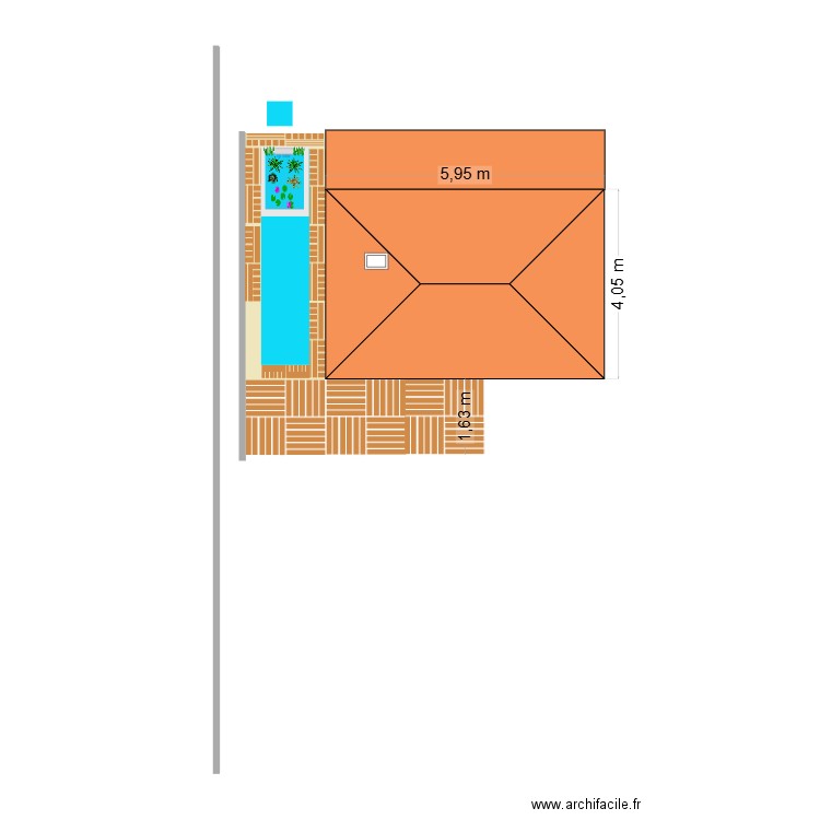 maison. Plan de 0 pièce et 0 m2
