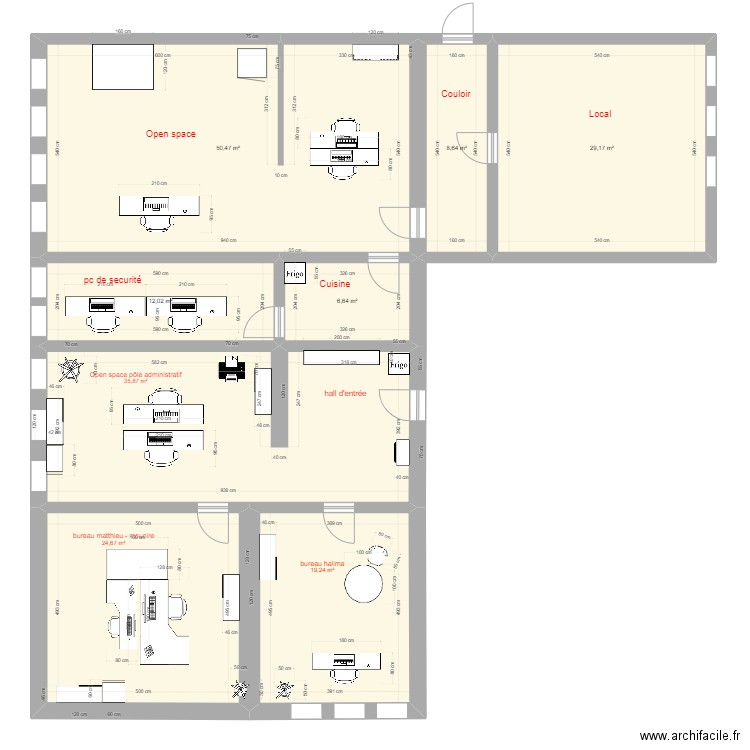 Bureau Protect 2. Plan de 0 pièce et 0 m2