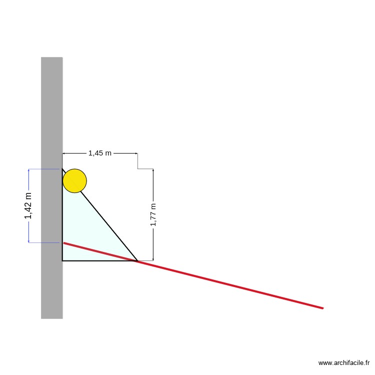 solaire. Plan de 0 pièce et 0 m2
