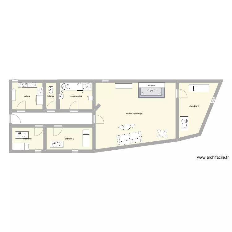 plan appartement. Plan de 