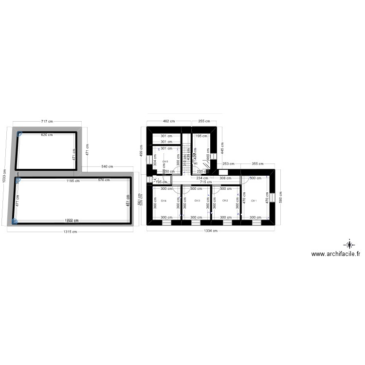 BERGERIE ETAGE + TOIT. Plan de 0 pièce et 0 m2