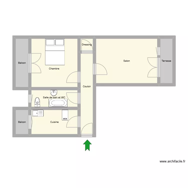 19 KREISSER. Plan de 9  et 49 m²