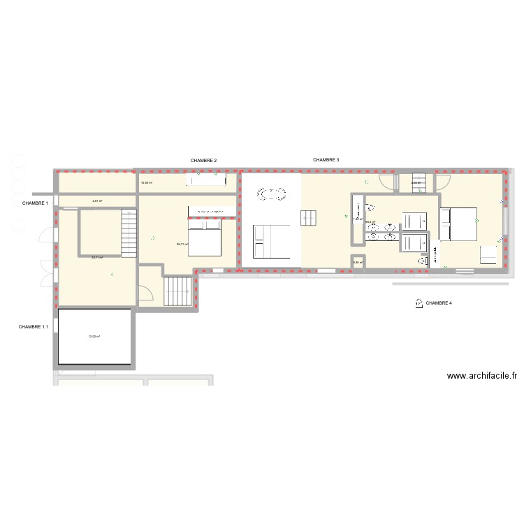 Pierrefite-Sur-Sauldre. Plan de 19 pièces et 330 m2