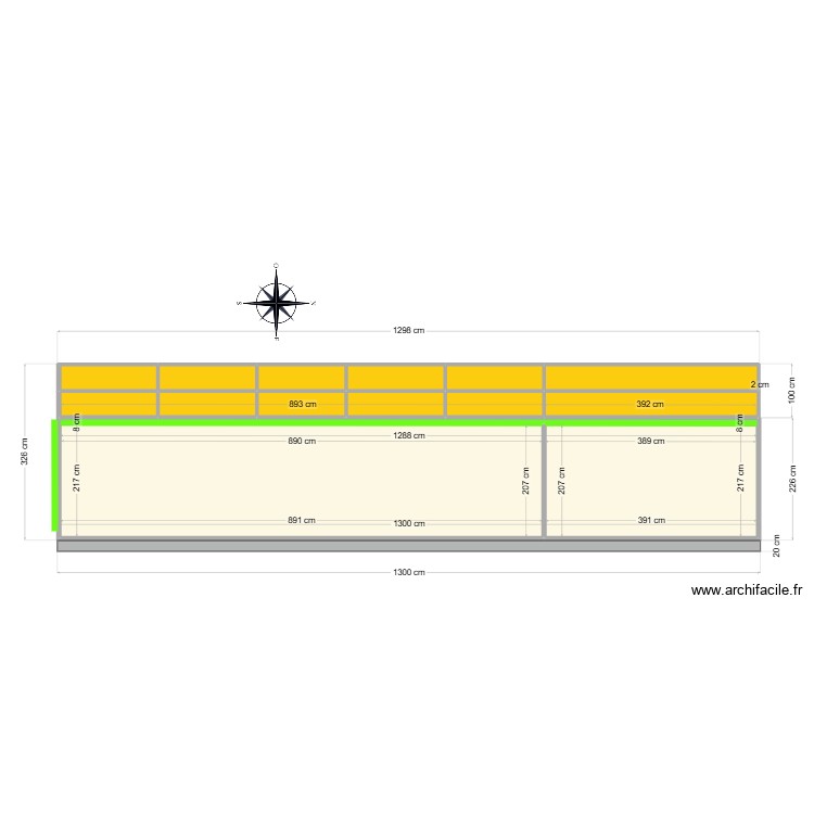 Bazoches 410 DP3 COUPE NORD 2. Plan de 0 pièce et 0 m2