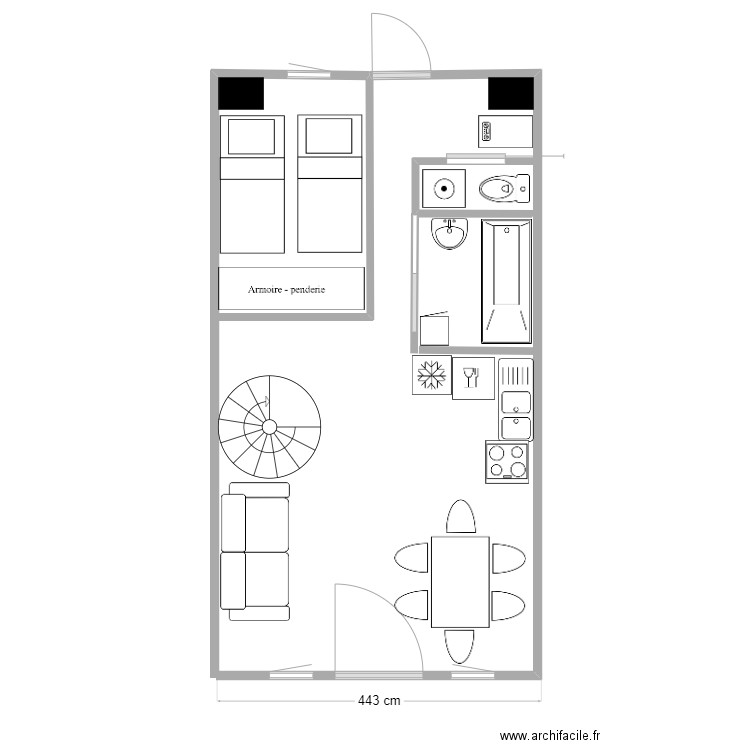 Coutain Gwen V3. Plan de 0 pièce et 0 m2
