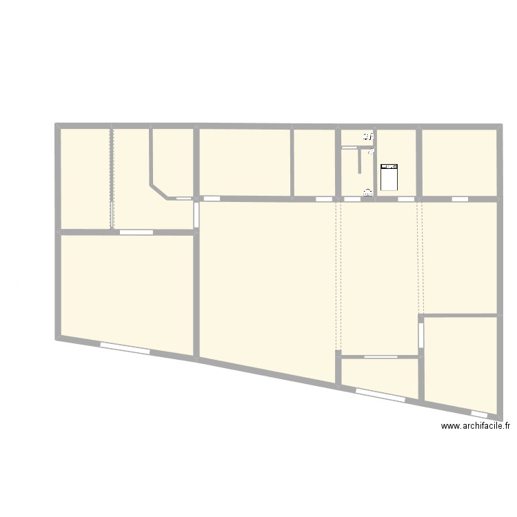 Catinaud. Plan de 10 pièces et 358 m2