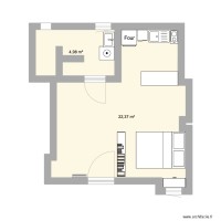 Appart Douvres 28m2