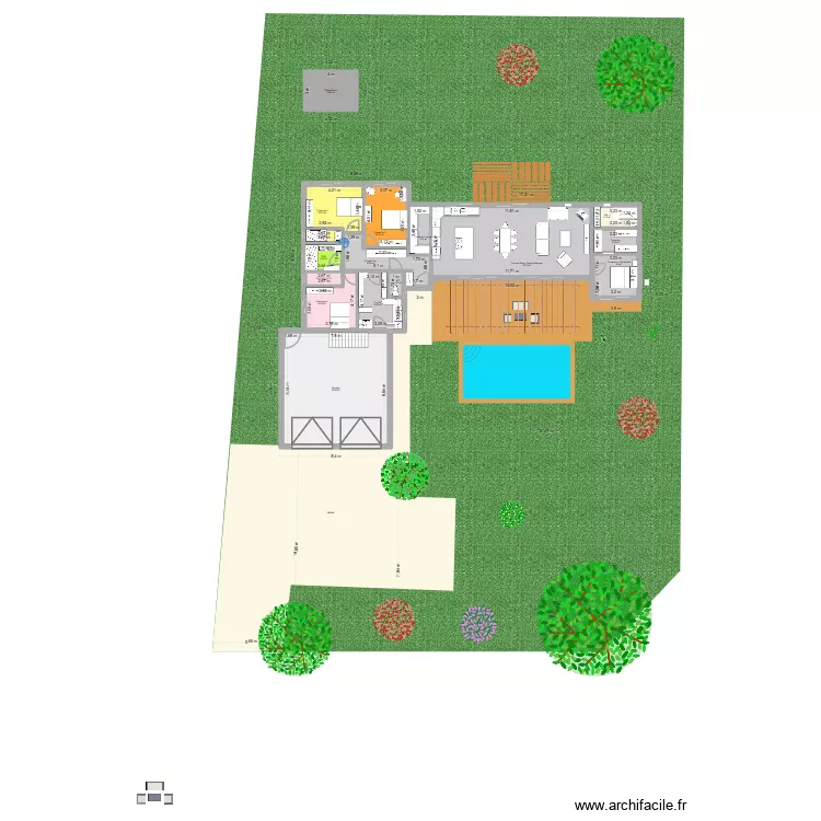 Modif Blin. Plan de 16 et 239 m² Modif Blin. Plan de 16 et 239 m²