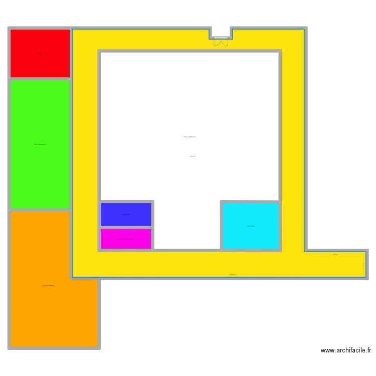 Plan Atelier. Plan de 0 pièce et 0 m2