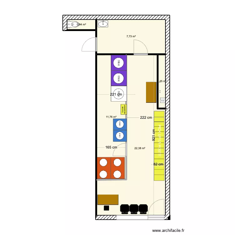 LAVERIE ANDERNOS 2. Plan de 0 pièce et 0 m2