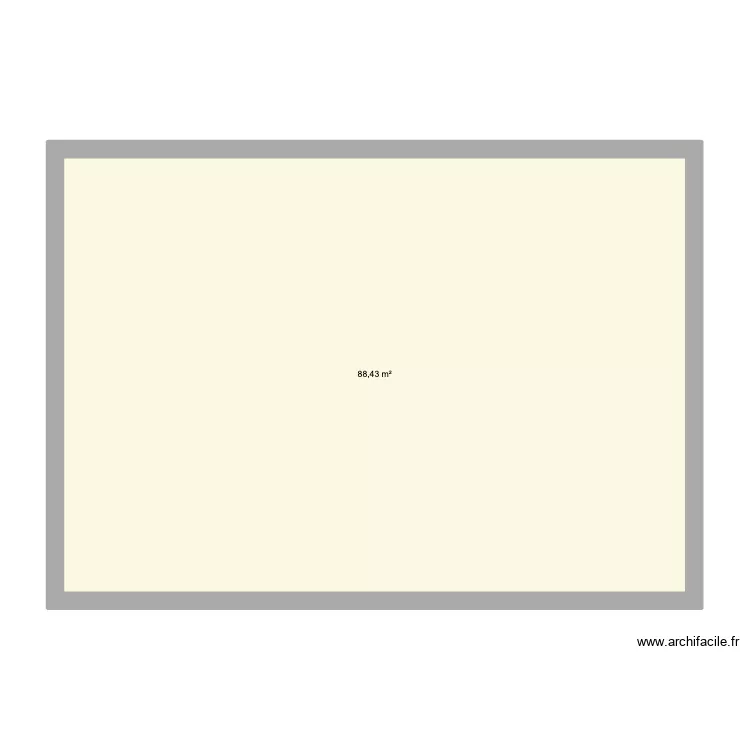 TERNAY. Plan de 1 et 88 m² TERNAY. Plan de 1 et 88 m²