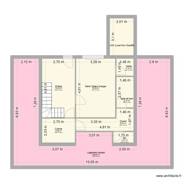 FAVARIN RDC. Plan de 