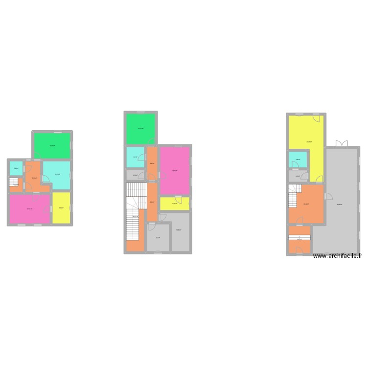 Av. de spa. Plan de 23 pièces et 281 m2