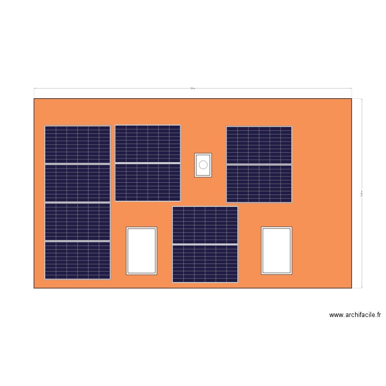 Toiture Bellevue paysage. Plan de 0 pièce et 0 m2