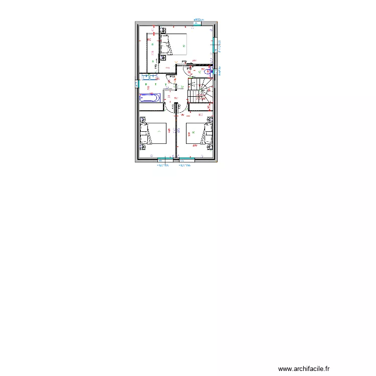 Etage Barale lot 2. Plan de Etage Barale lot 2. Plan de