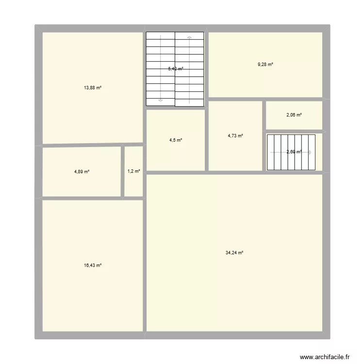 CDS - EDL - R+1. Plan de 