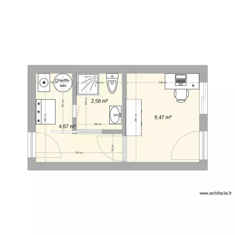 Garage mauguio V1. Plan de Garage mauguio V1. Plan de