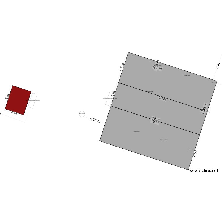 plan batiment situation. Plan de 0 pièce et 0 m2