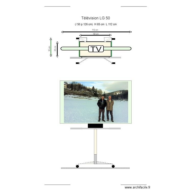 I- 01 Télévision 01. Plan de 0 pièce et 0 m2