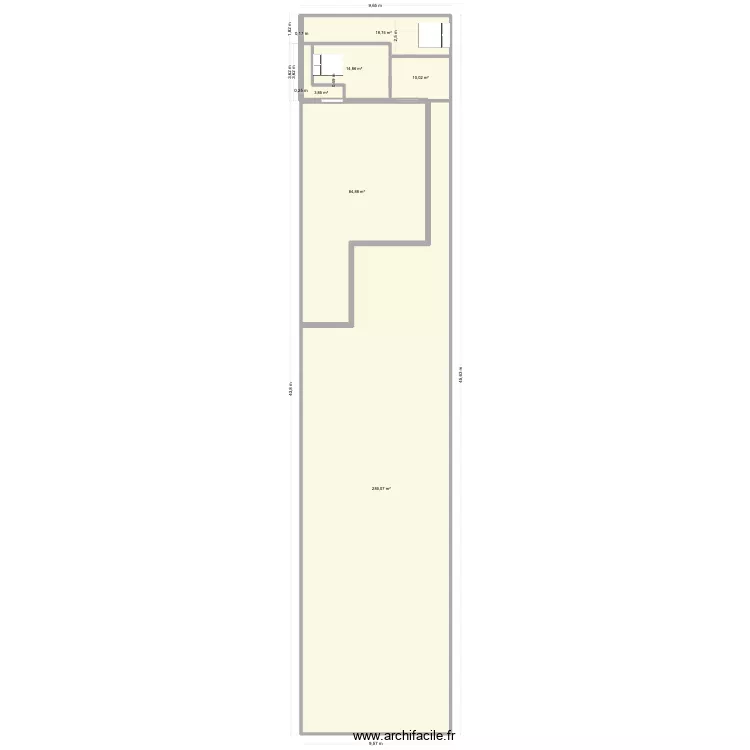 Extension MAISON. Plan de 6 et 417 m² Extension MAISON. Plan de 6 et 417 m²