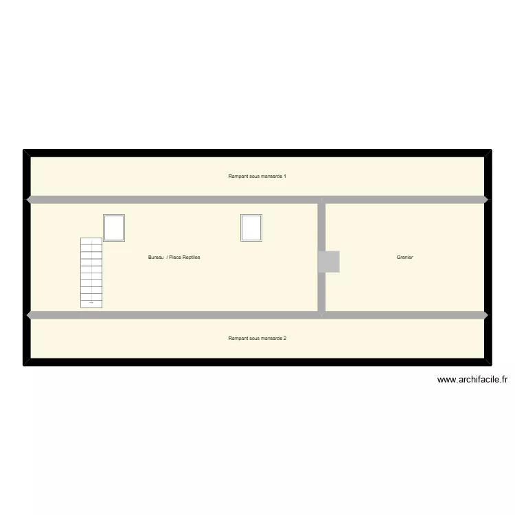 Maison 1er. Plan de 4  et 119 m²