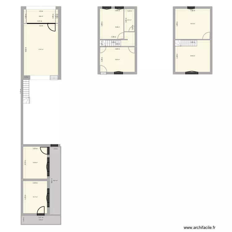 Poincar&eacute; &eacute;tage. Plan de 